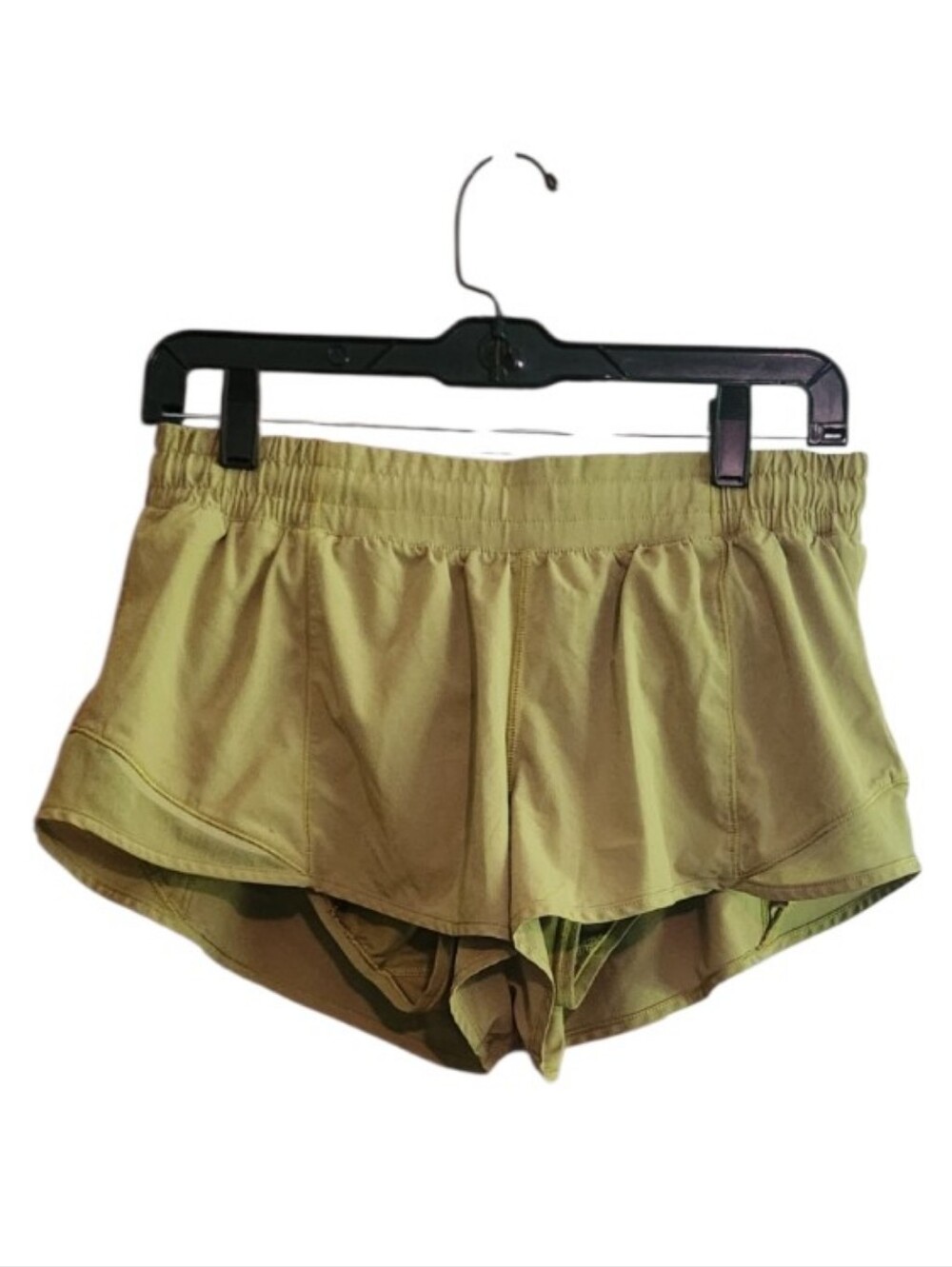 lululemon athletica Hotty Hot Golden Lime Swift Fabric Athletic Running Shorts